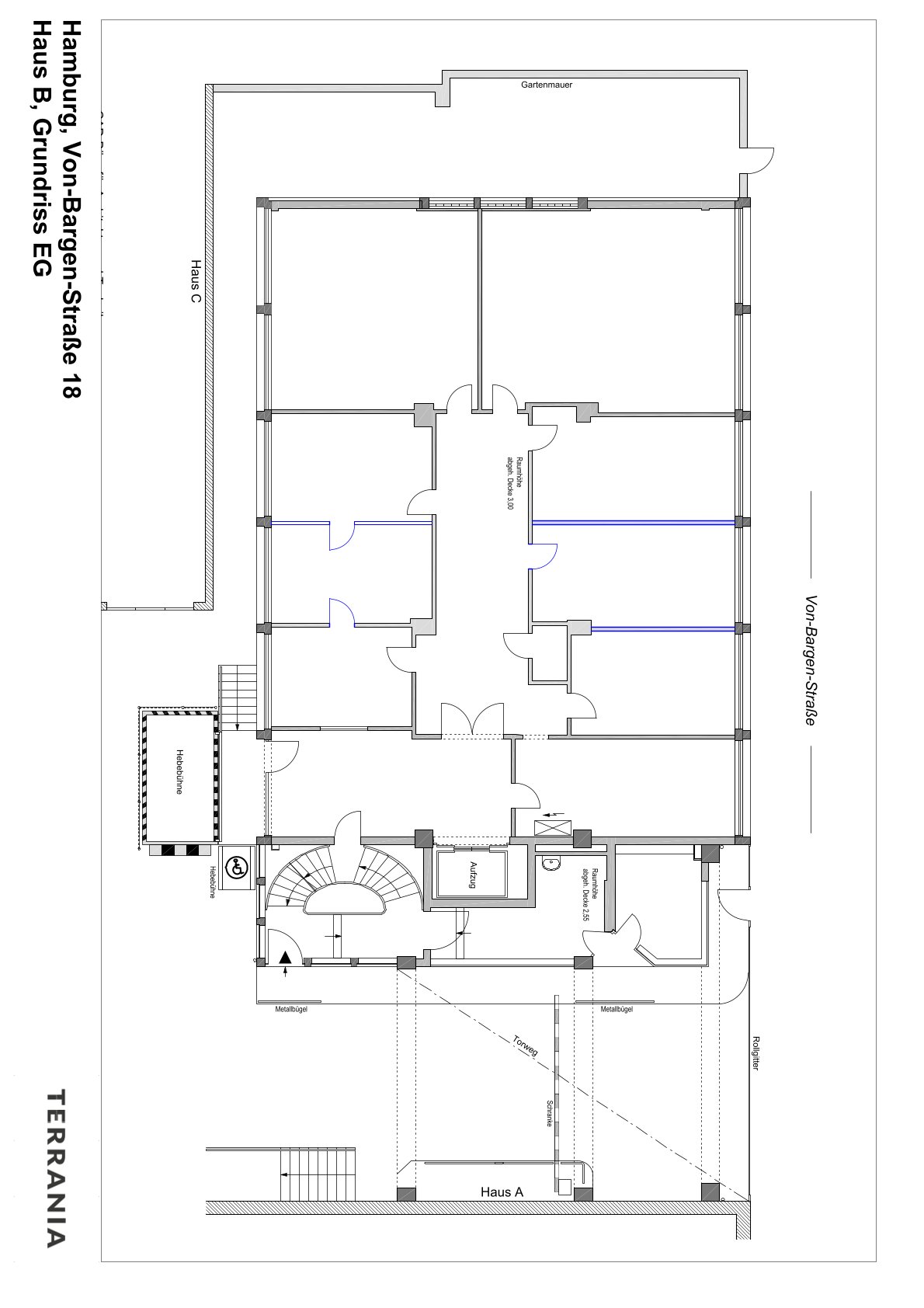 Direkt vom Eigentümer: Großzügige & lichtdurchflutete Büro- oder Schulungsfläche - Grundriss
