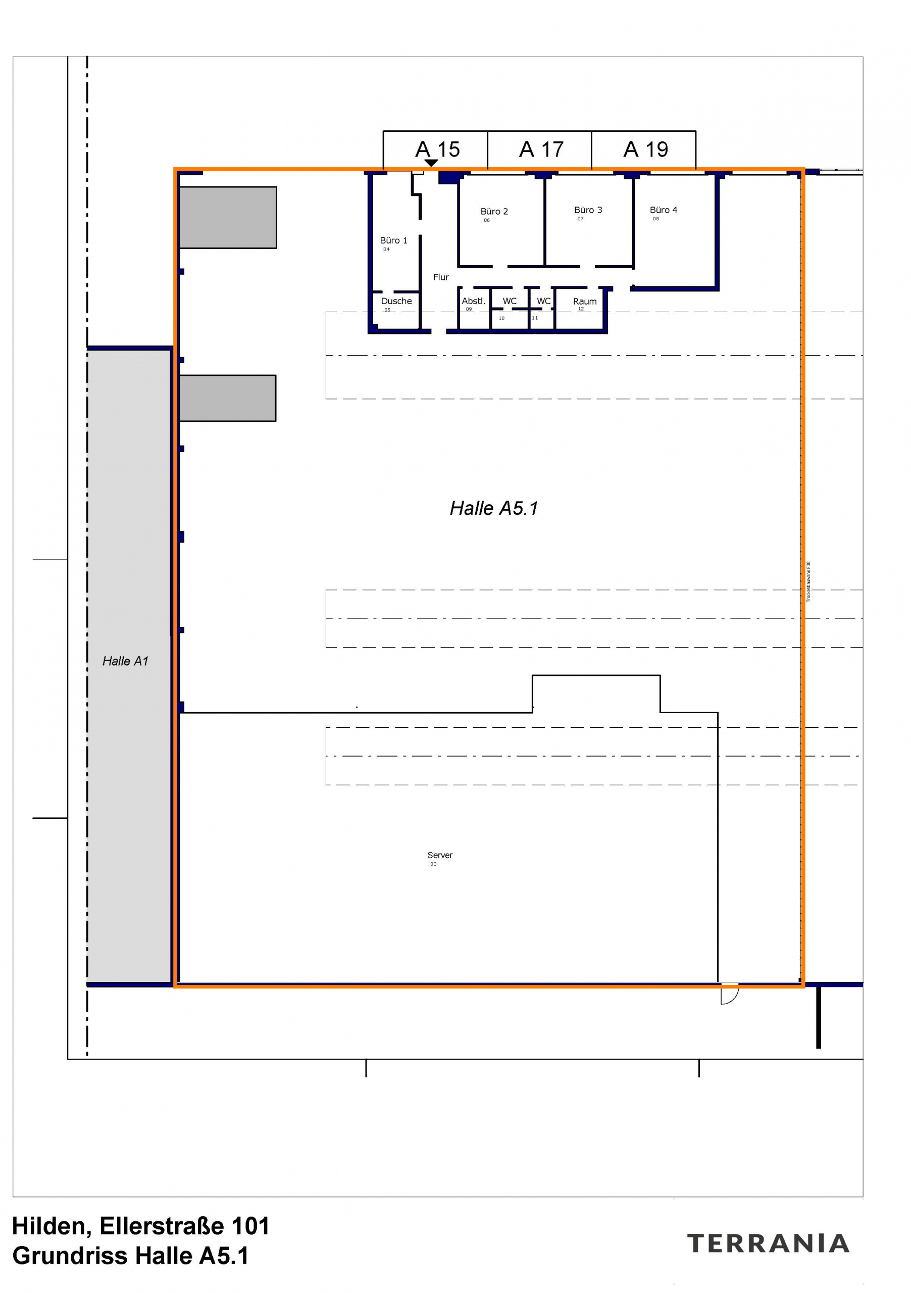 Grundriss Halle A5.1 2025 0706