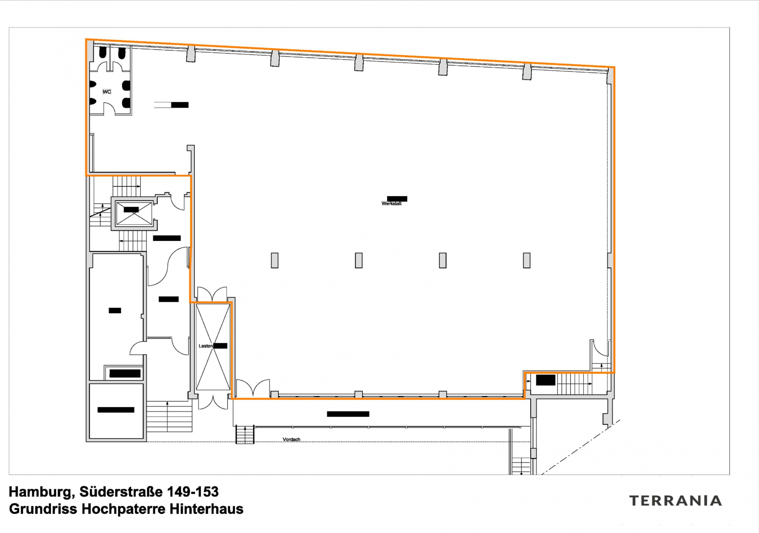 Grundriss Hochpaterre Hinterhaus 2023 0509