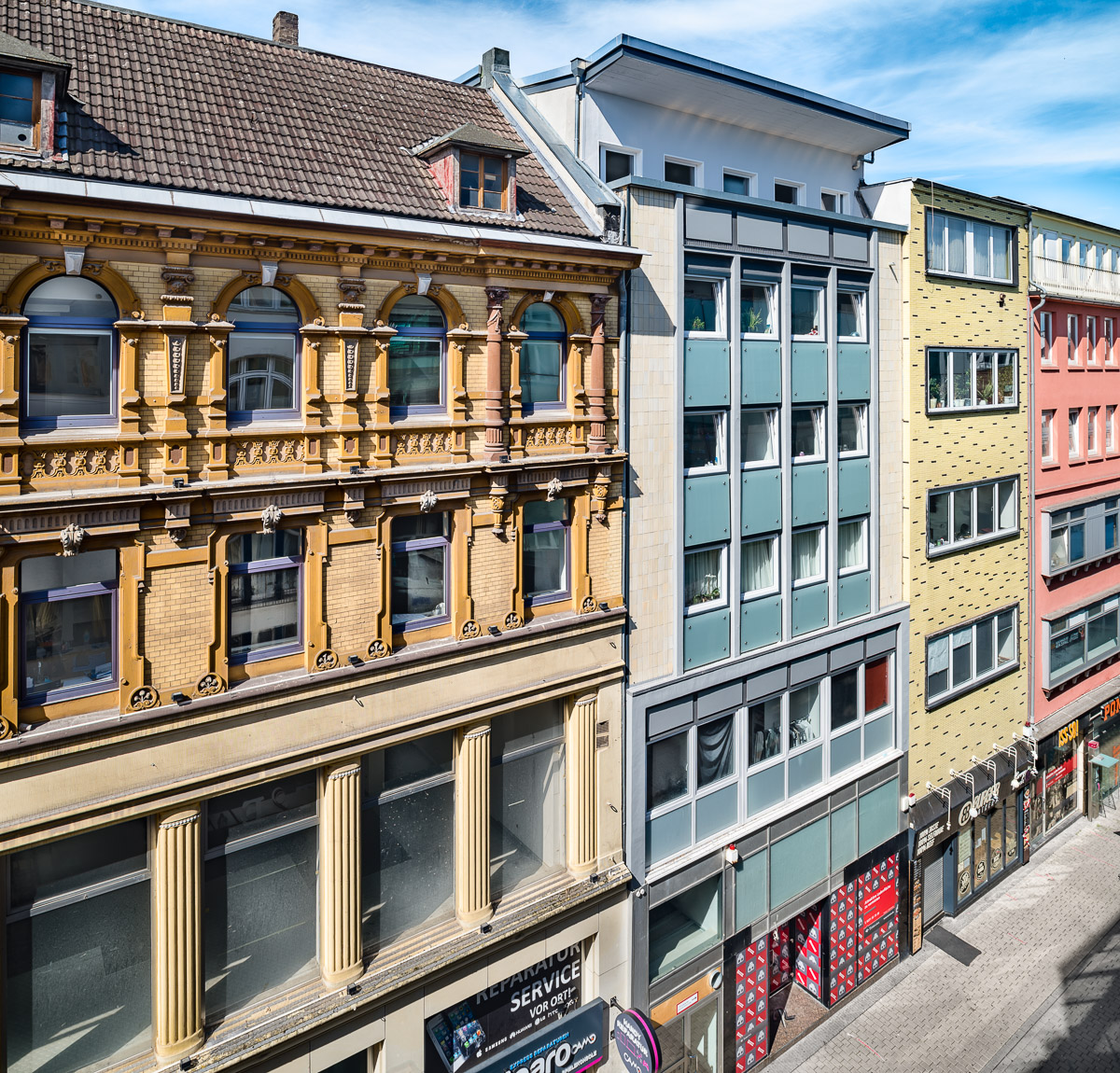 Direkt vom Eigentümer: attraktive Gastronomiefläche in der Dortmunder Innenstadt - Seitenansicht
